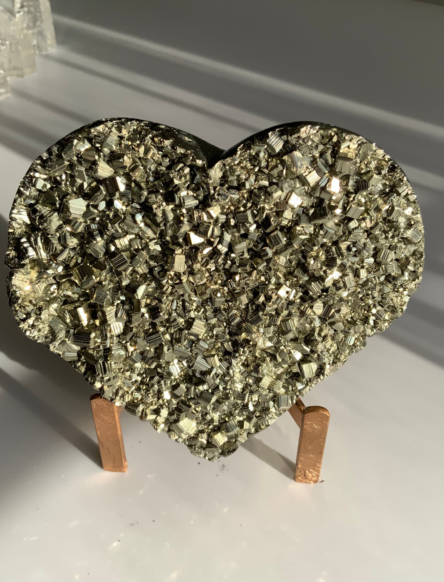 Large Pyrite Heart –  Statement Piece | Abundance • Protection • Confidence