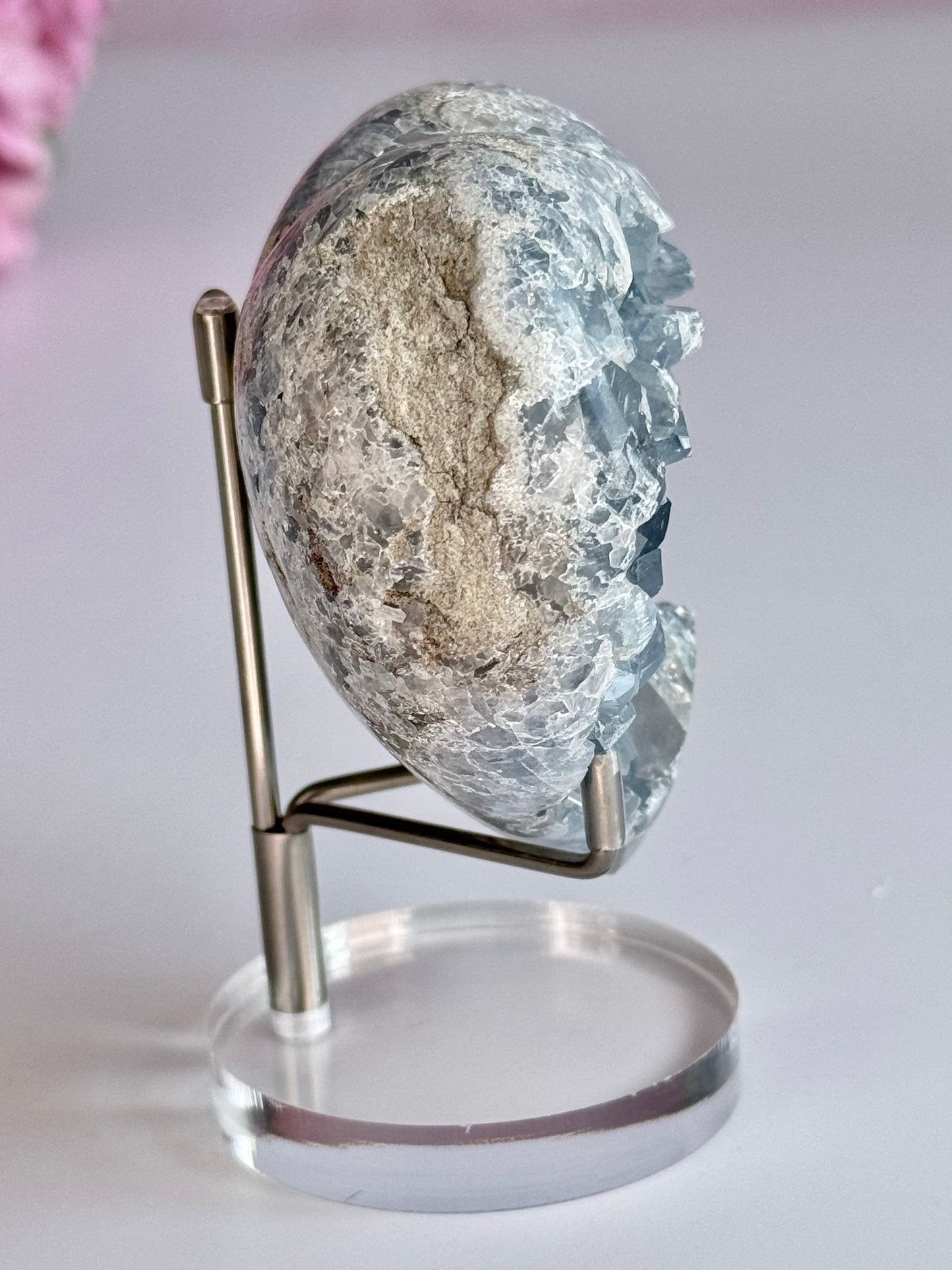 Celestite Heart-R
