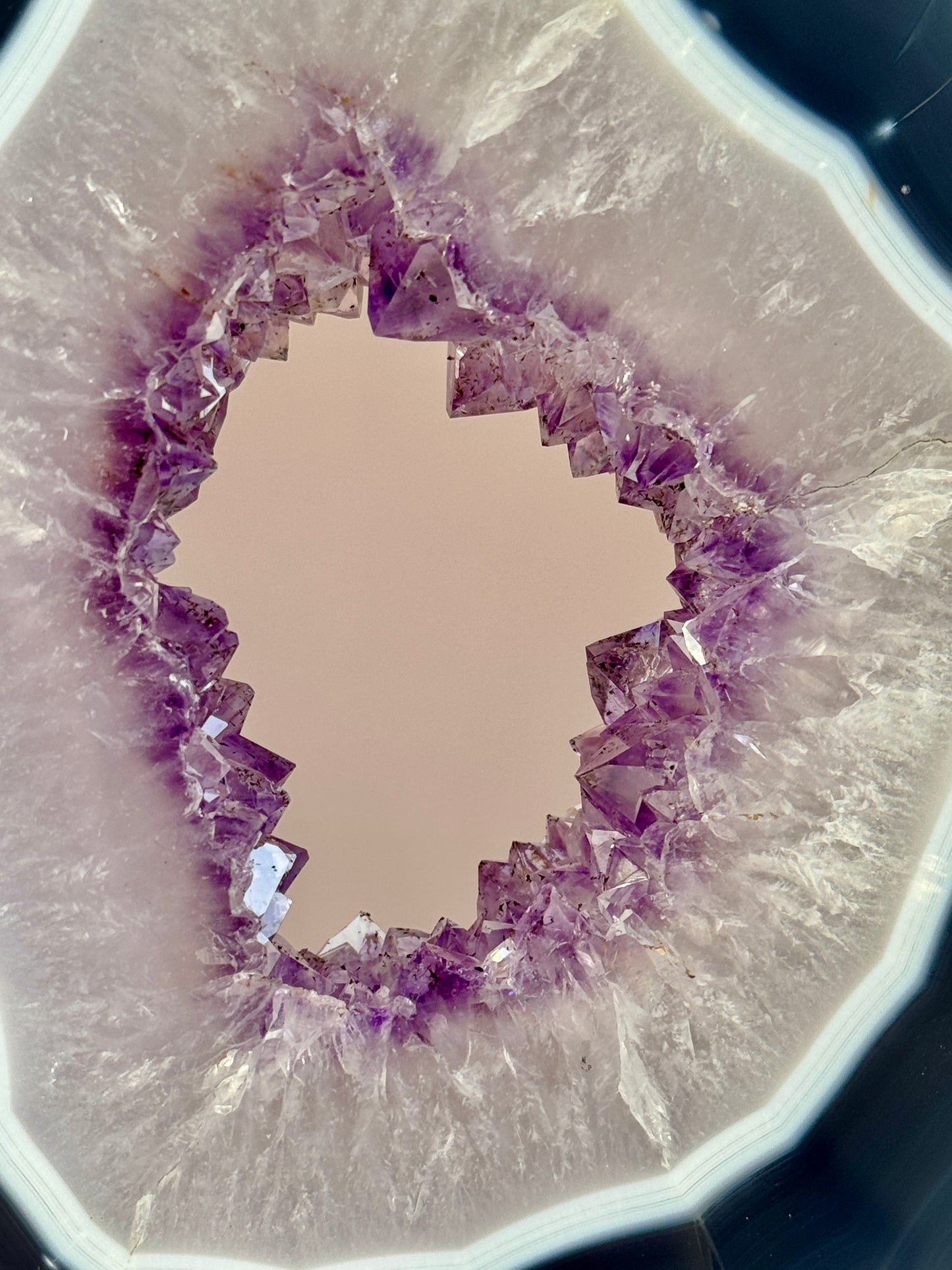 Druzy Agate Amethyst Portal