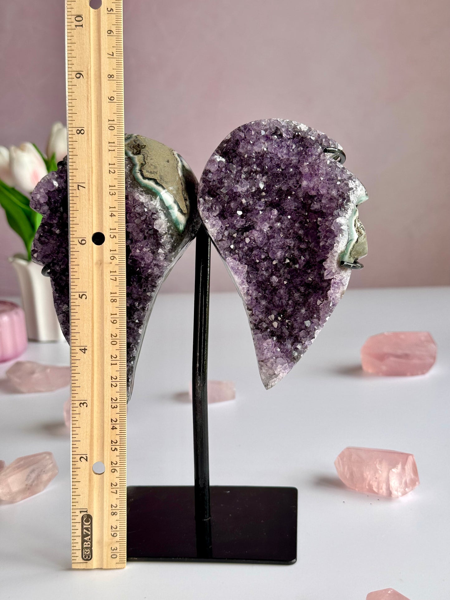 Amethyst Angel Wings