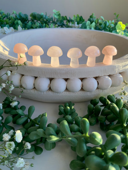 Rose Quartz mushroom