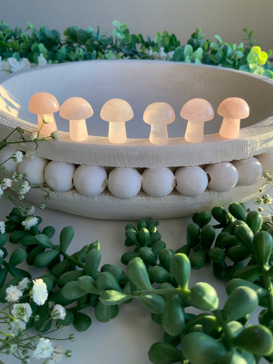 Rose Quartz mushroom