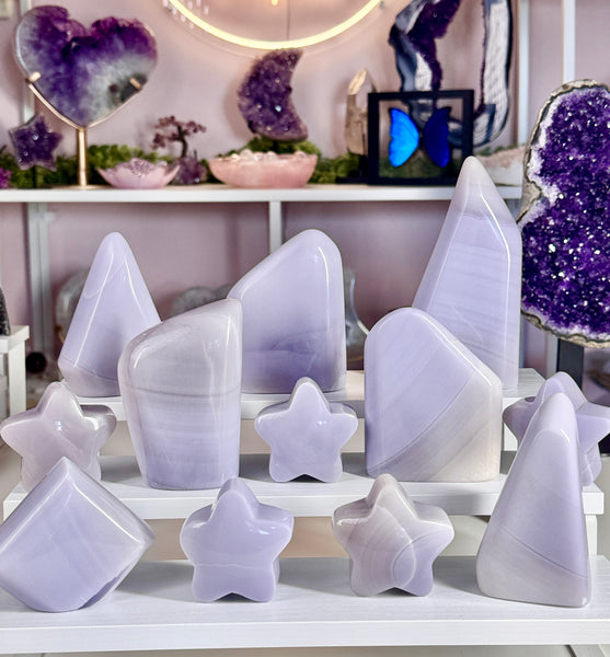 Lavender Fluorite | Dreamy Purple Crystal Stars & Freeforms
