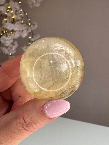 Honey Calcite Sphere