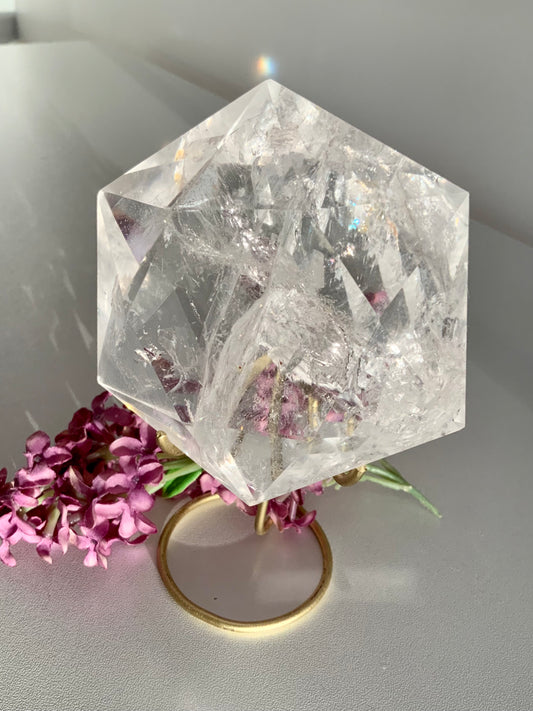 Clear Quartz Hexagon Crystal