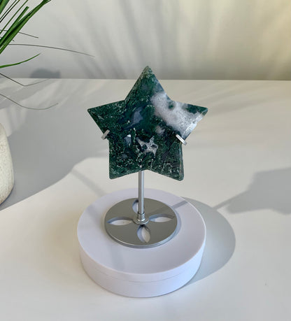 Moss Agate Star