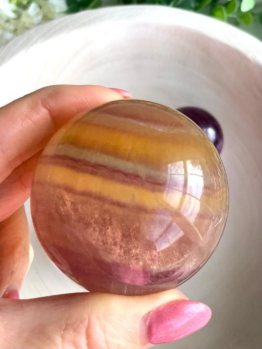 Fluorite sphere