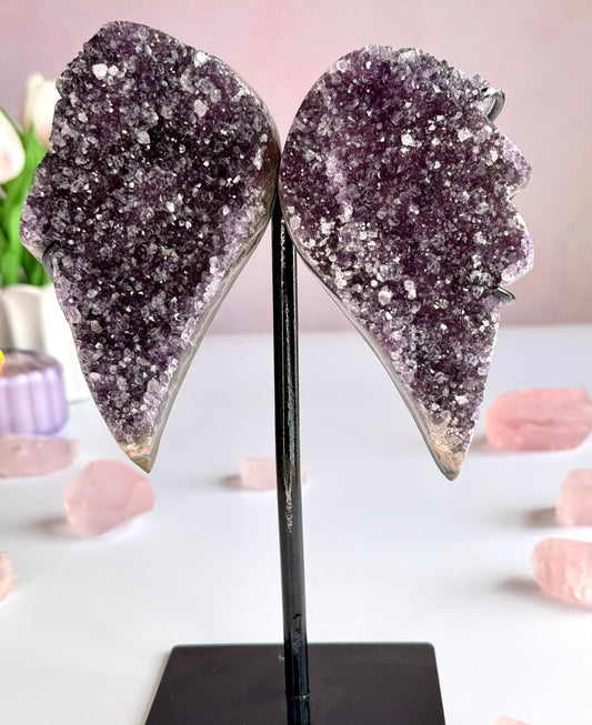 Amethyst Angel Wings