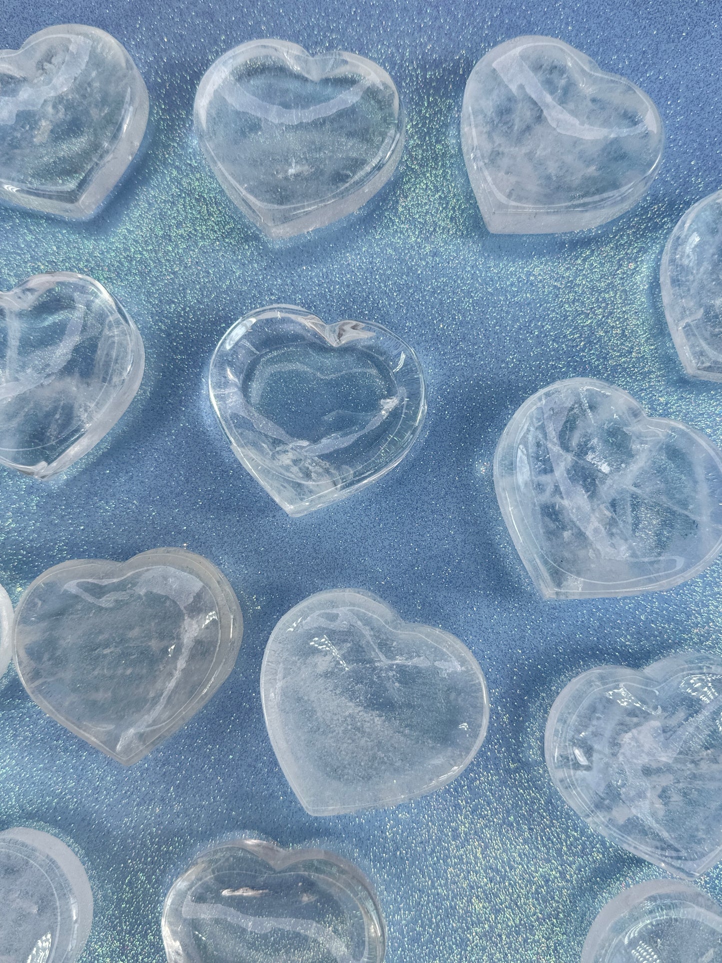 Clear quartz heart |bowl | ring dish