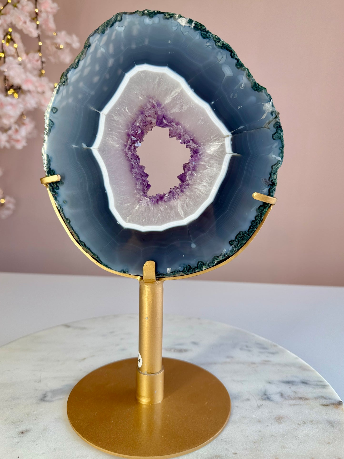 Druzy Agate Amethyst Portal