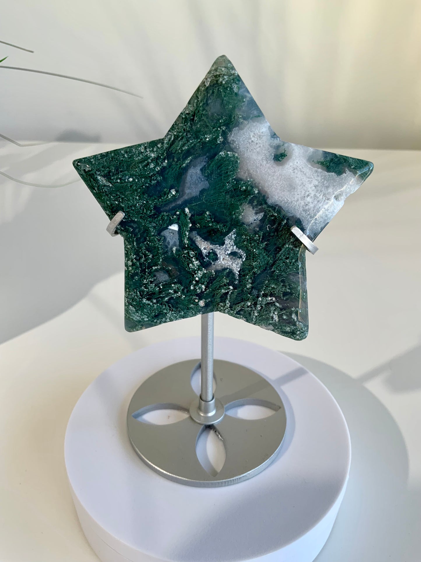Moss Agate Star