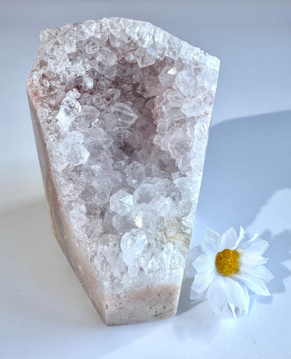 Pink Amethyst Druzy Tower