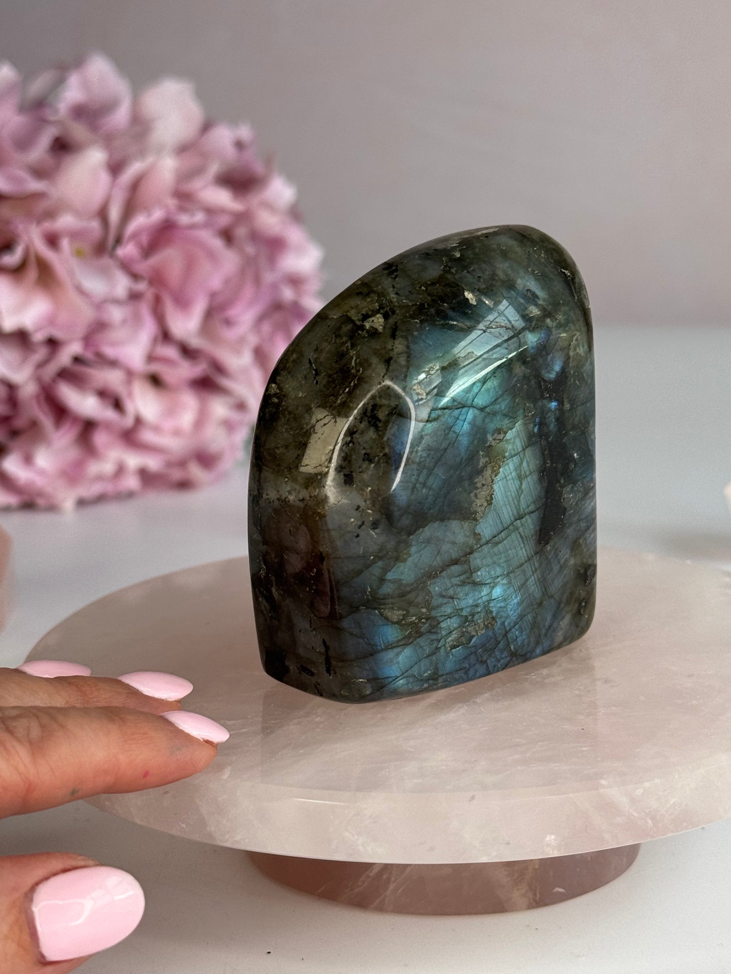 Flashy Labradorite Free-Form | High-Flash Display Crystal