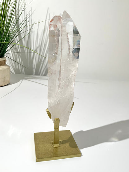 Pink Lemurian Quartz Point