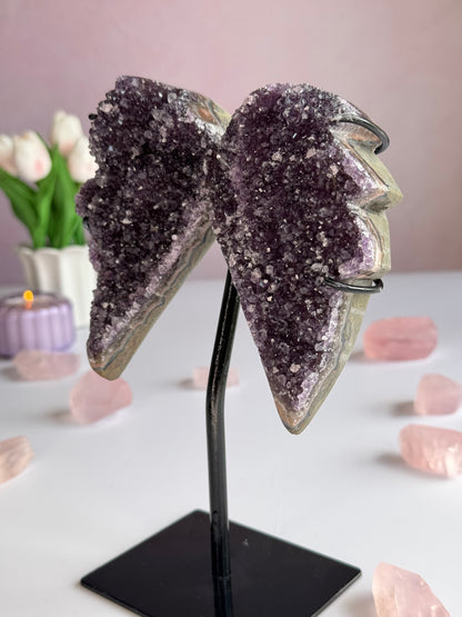 Amethyst Angel Wings
