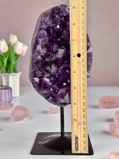 Beautiful Uruguay Amethyst on Stand