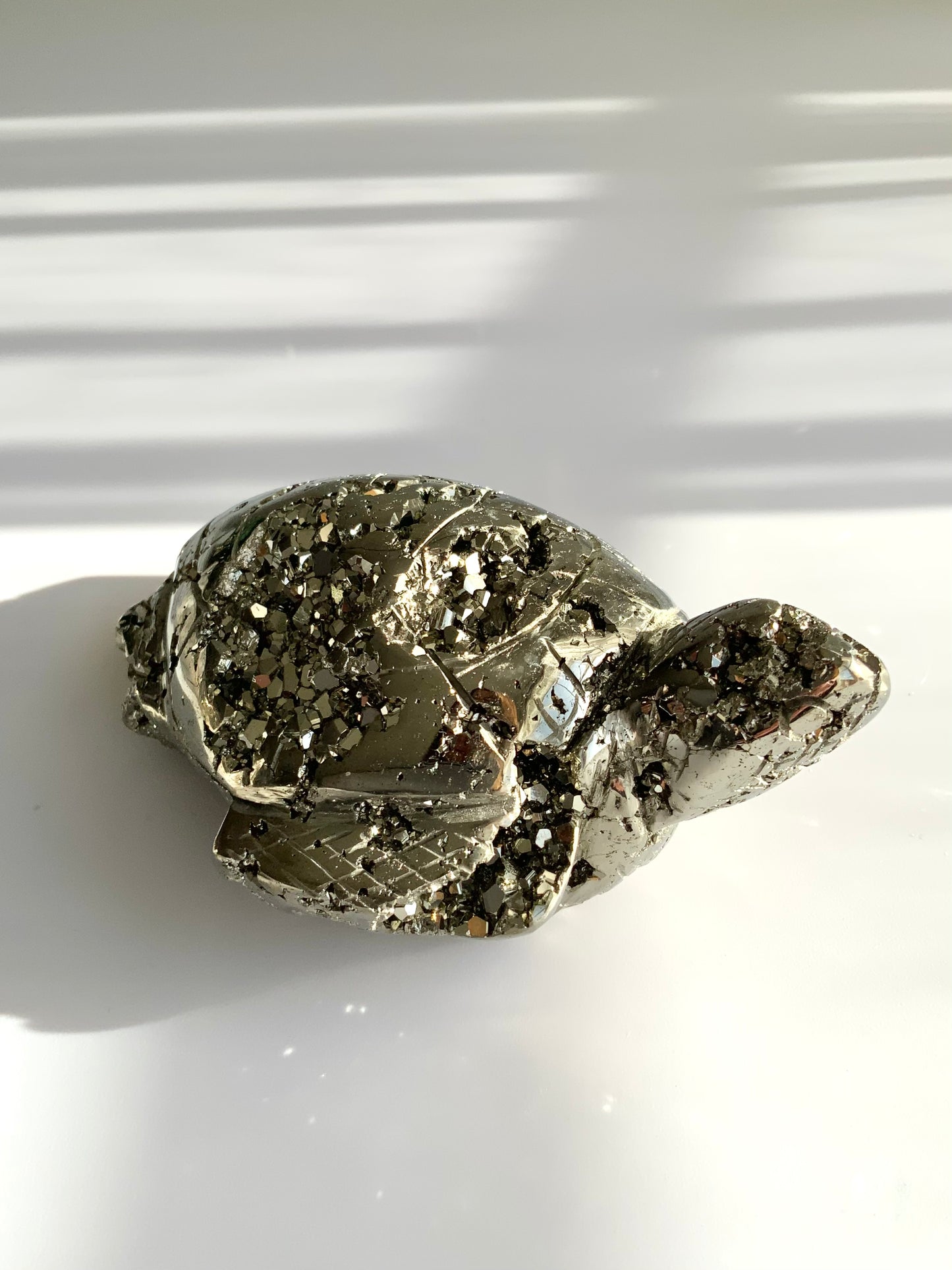 Pyrite Turtle – Abundance • Protection • Strength