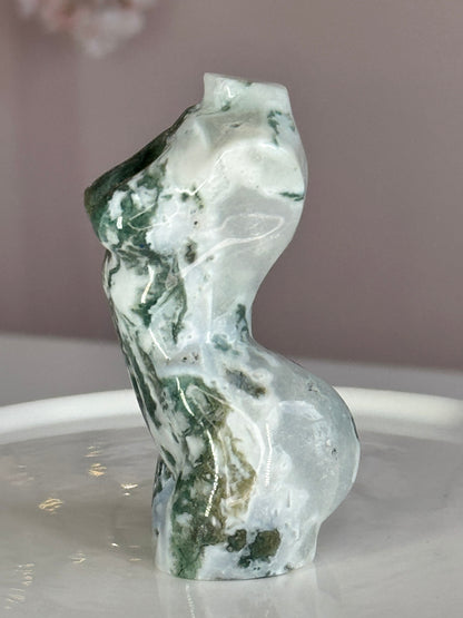 Moss Agate Goddess Body