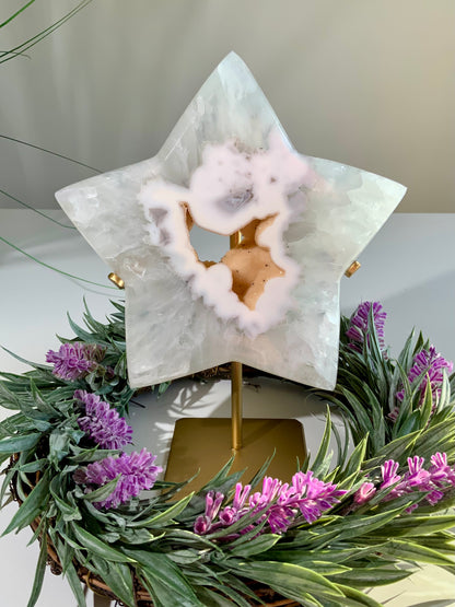 Sugar Druzy Agate Star