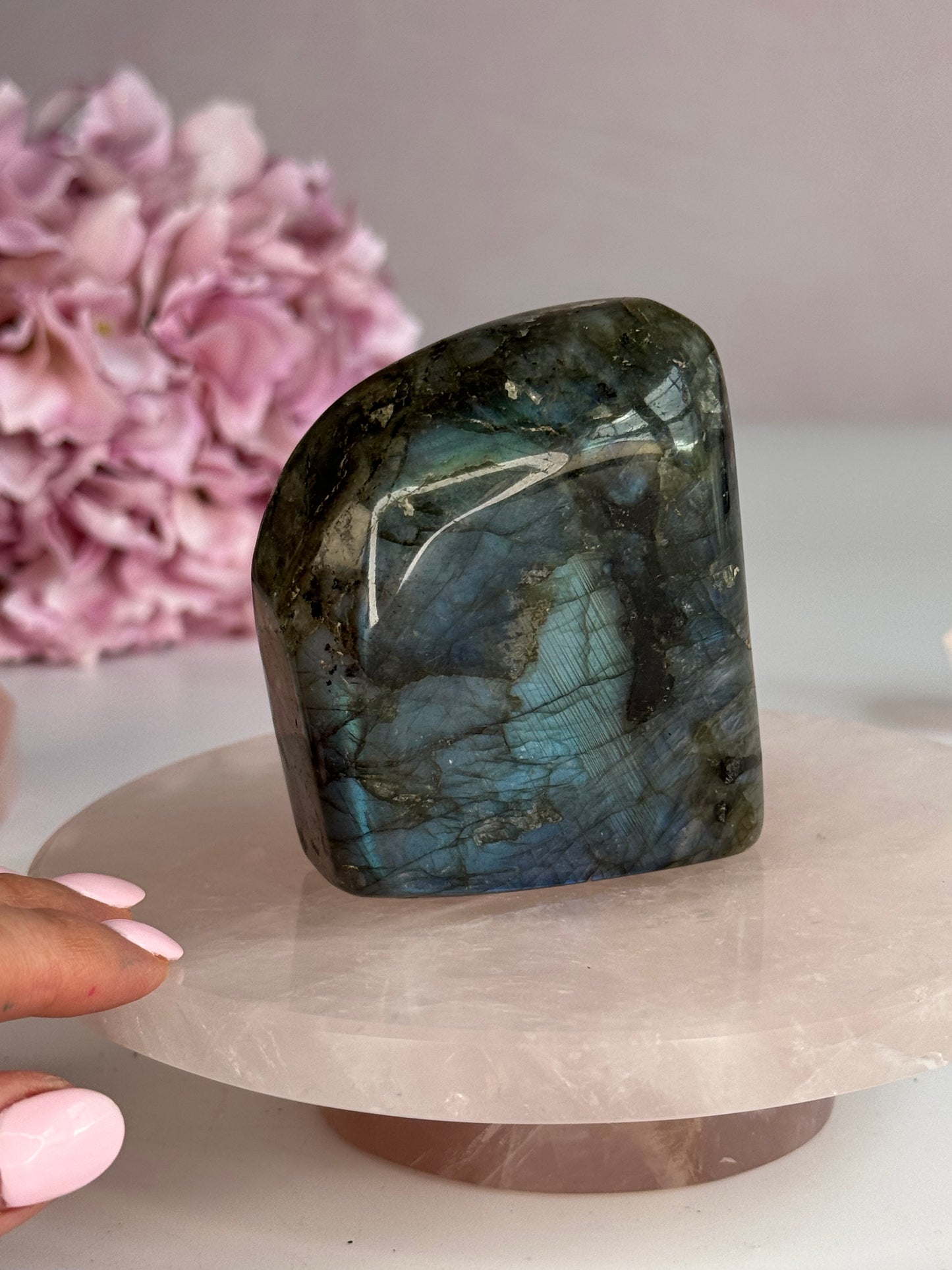 Flashy Labradorite Free-Form | High-Flash Display Crystal