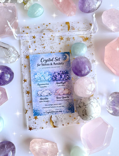 Stress & Anxiety Crystal Tumble Gift Set