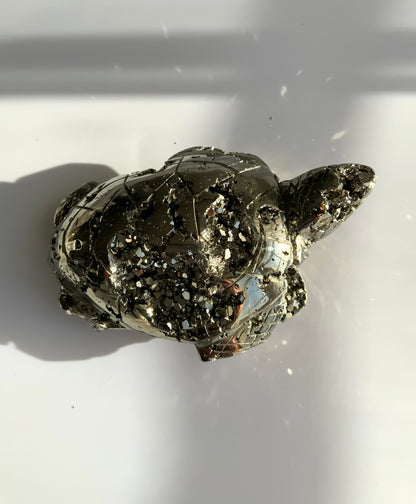 Pyrite Turtle – Abundance • Protection • Strength