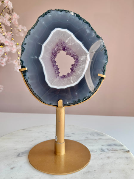 Druzy Agate Amethyst Portal