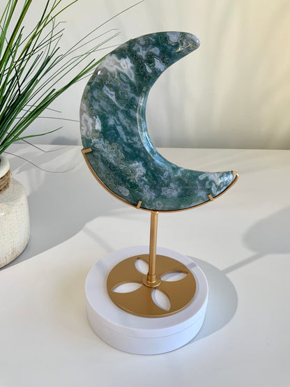 Moss Agate Moon