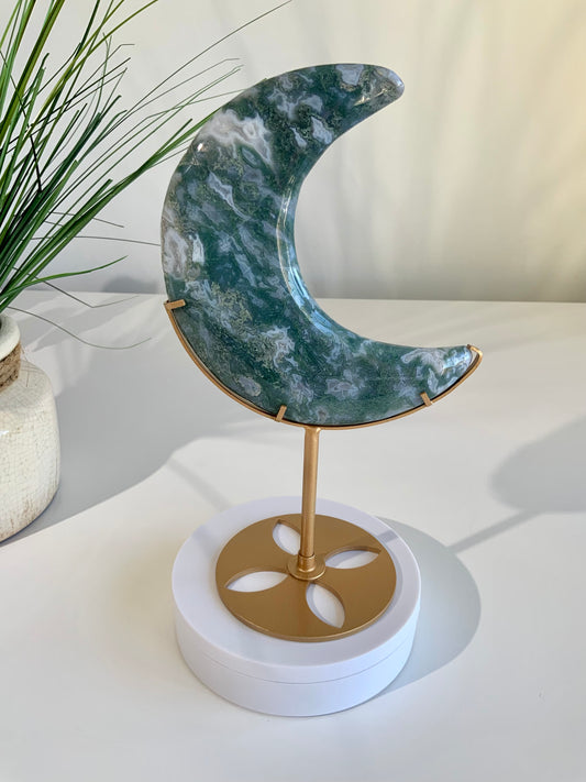 Moss Agate Moon