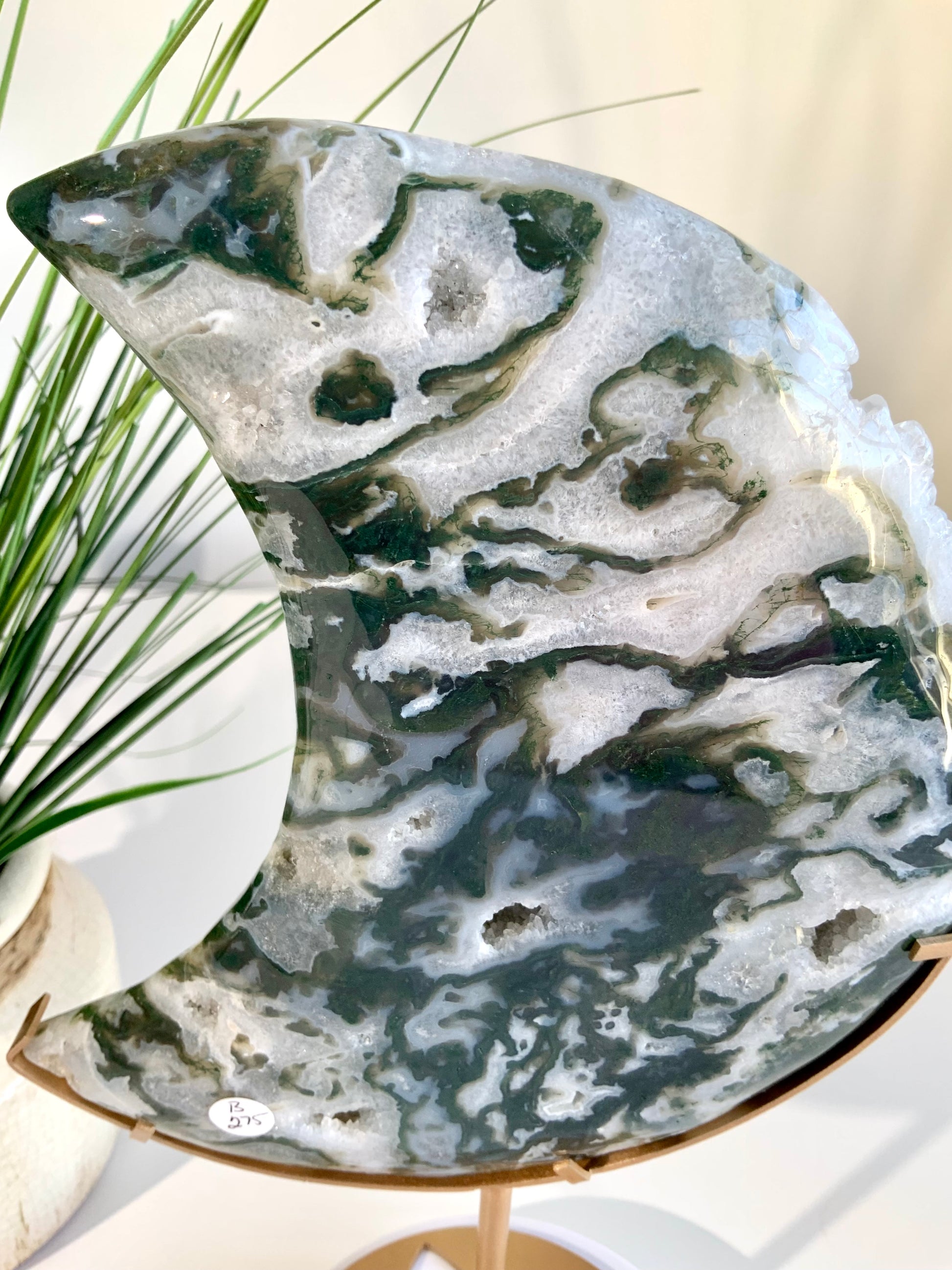 Moss Agate moon