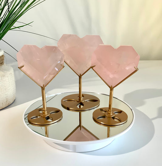Rose Quartz heart