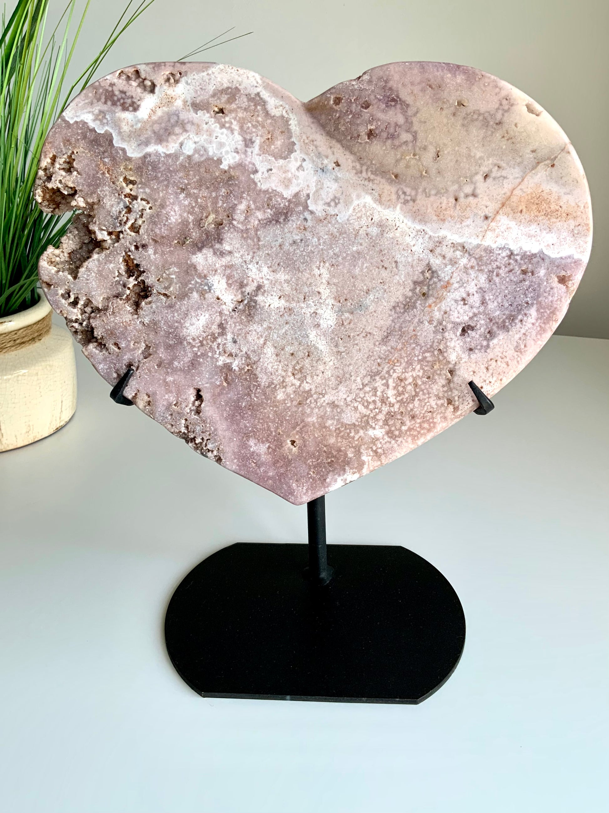 Pink Amethyst heart