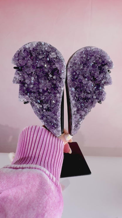 Amethyst Angel Wings – Natural Crystal from Brazil