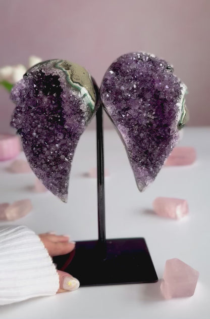 Amethyst Angel Wings