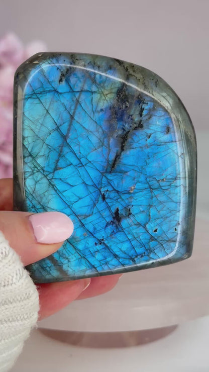 Flashy Labradorite Free-Form | High-Flash Display Crystal
