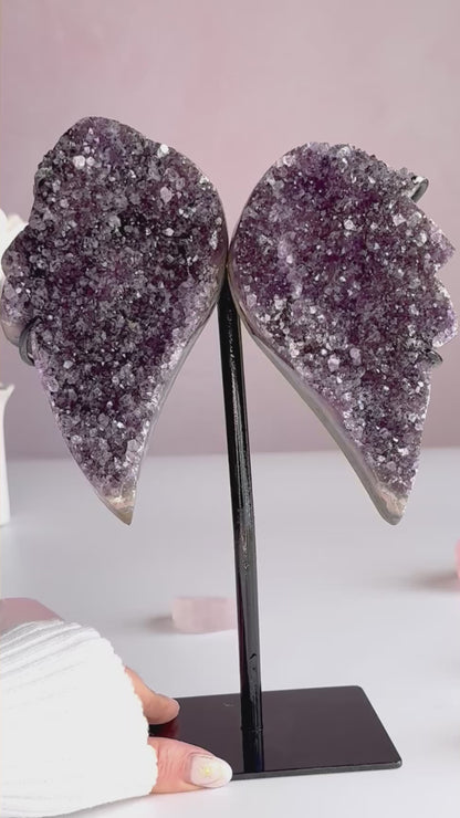 Amethyst Angel Wings